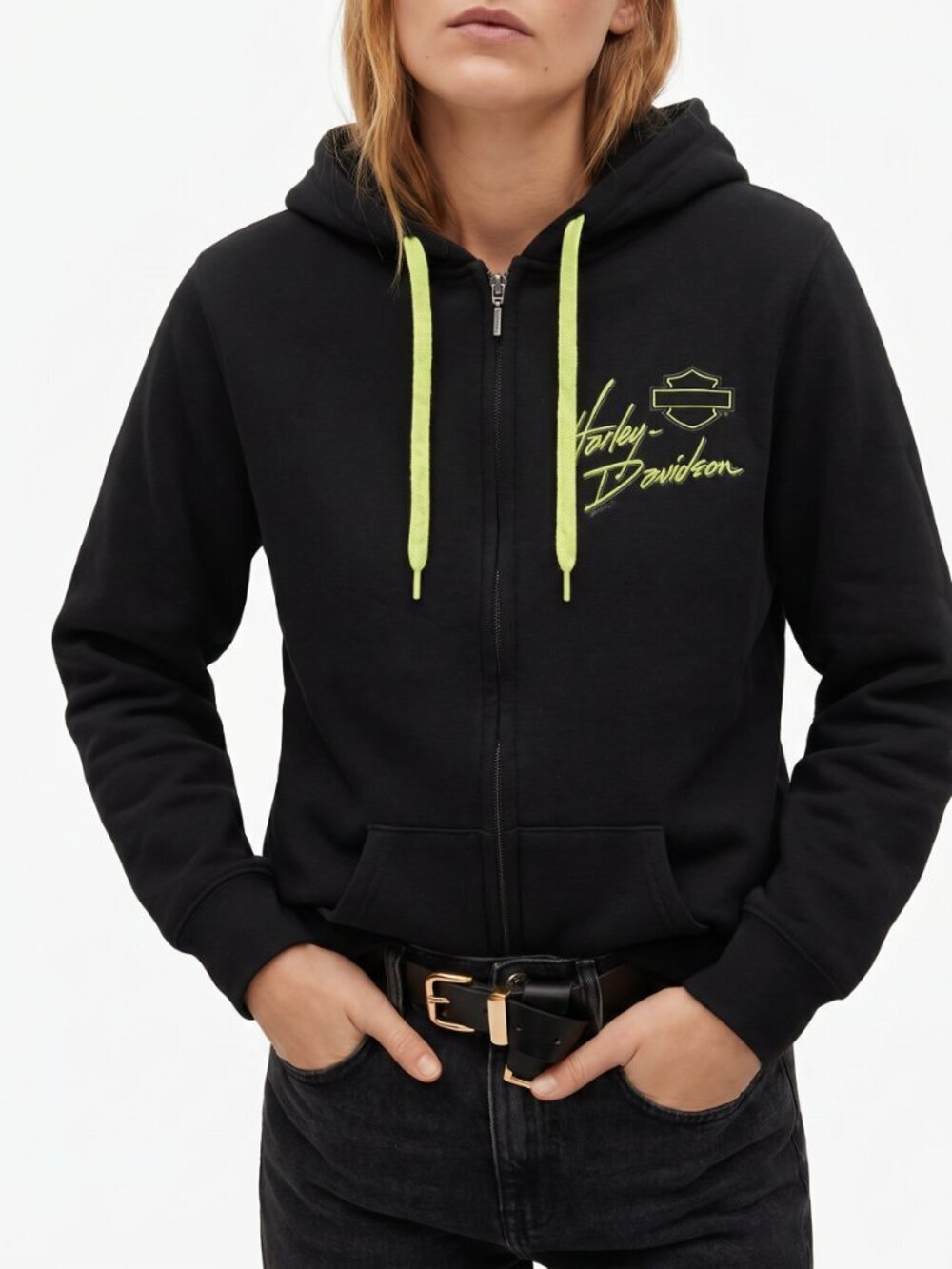 womens Harley-Davidson Motorcycle Zip-Up Hoodie
